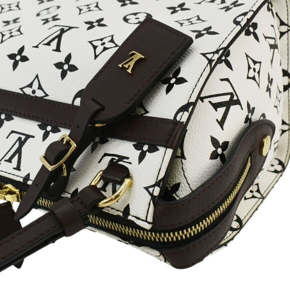 Louis Vuitton  Speedy Amazon PM Monogram Canvas Crossbody Bag White Chocolate - Picture 8 of 14